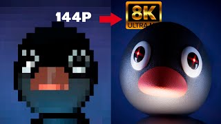 Noot noot 144p to 8K [upl. by Micheline646]