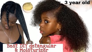 The moisture level will shock you🔥 DIY Leavein and Deep Conditioner diy howto oats [upl. by Erdne]