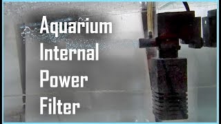 How To Use Aquarium Filter  Internal Power Filter [upl. by Shandie]