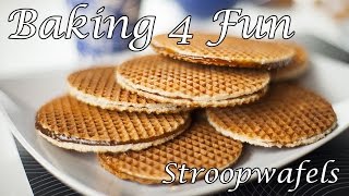 Hollandse Stroopwafels  Baking 4 Fun [upl. by Ahseinet714]