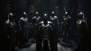 Batman suits Michael Keaton  THE FLASH 4k HDR [upl. by Nellac]