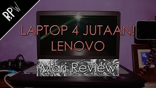 Laptop Gaming Lenovo Ideapad 11014AST  Mari Review [upl. by Avaria]