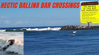 Hectic Ballina Bar Crossings Watch a 4 metre tinny take on a 5 foot breaking bar [upl. by Luelle778]