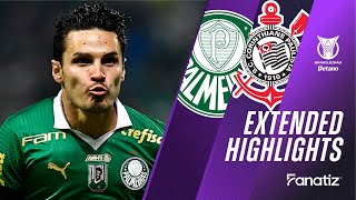 Palmeiras vs Corinthians 20  Game Highlights  Brasileirao2024 [upl. by Marice]