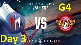 IM vs SKT Game 1 Highlights  2016 Worlds Group Stage  Day 3 [upl. by Xela226]