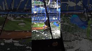 Tropicana Field roof shredded by Hurricane Milton’s winds [upl. by Vasiliki]