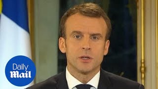 Macron declares social and economic state of emergency [upl. by Yeldua]