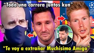 quotERES UNA LEYENDAquot JUGADORES REACCIONARON al RETIRO del KUN AGUERO HOY [upl. by Allwein]