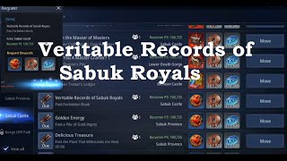 Mir4  Veritable Records of Sabuk Royals Request [upl. by Arthur]