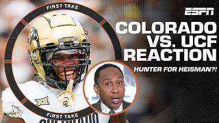 Stephen A proposes Travis Hunter should be the leading candidate for the Heisman 👀🏆  First Take [upl. by Namlak]