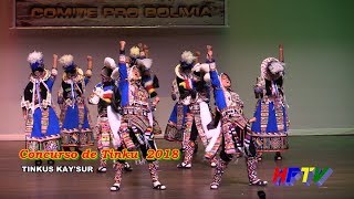 1er Lugar Tinkus KAYSUR USA  Concurso de Tinku 2018 [upl. by Notlimah]