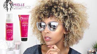 Curly Hair Routine ft Mielle Organics [upl. by Eldridge]