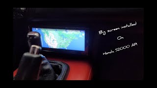 Joying 88quot Android Screen Installation on Honda AP1 S2000 [upl. by Cacia]