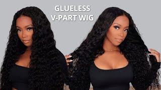 Quick amp Easy Water Wave V Part Wig Install  Protective Style  Beginner Friendly  Ft Asteria Hair [upl. by Michon631]