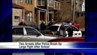 AfterSchool Fights Break Out On Wilkinsburg Streets [upl. by Eleira]