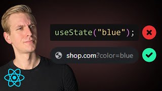 STOP using useState instead put state in URL in React amp Nextjs [upl. by Cosma]