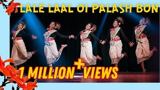 Lale Laal Oi Palash Bon  Jhumur Dance  Live Bengali Folk Dance  Shailee Annual Show 2023 [upl. by Chesna]