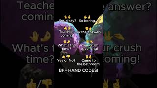 BFF HAND CODES bff handcodes bestfriends [upl. by Chrissa]