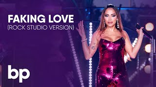 Anitta  Faking Love feat Saweetie ROCK STUDIO VERSION Live in Miley’s New Year’s Eve Party [upl. by Blood]