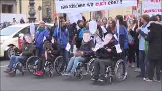 UNS REICHT´S JETZT DIE PFLEGE WIRD LAUT Demonstration München 27 10 2015 Teil I [upl. by Llenet]