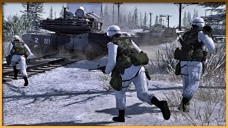 Small Skirmish in Alaska Cold War  GATES OF HELL Modern Conflict Mod [upl. by Alledi]