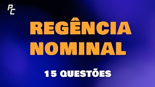 Regência Nominal 15 questões [upl. by Ttesil]