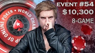 WCOOP 54 10300 8Game with Isildur1 amp Dzmitry Urbanovich [upl. by Klarika883]