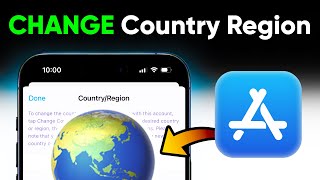 How to Change Region in App Store Change App Store Country on iPhone 15 Plus [upl. by Noivert]