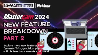 Mastercam 2024 New Feature Breakdown Part 2  Webinar [upl. by Seeto]