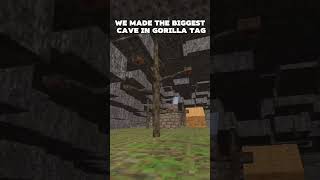 We made the biggest cave in gorilla tag minecraft edit gtagvr gorillatag funny fyp [upl. by Accebar]