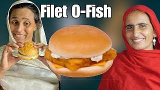 Tribal People Try Filet OFish For The First Time [upl. by Weyermann]