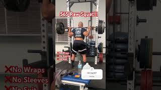 565 Squat For A Single Rep Max  Application To 1600lbs Club squats powerlifting gym 1600lbsclub [upl. by Surtemed]