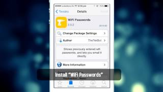 How to get WiFi Password on iPhone  Jailbroken [upl. by Khorma]