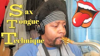 Saxophone Tongue Technique [upl. by Lerat]