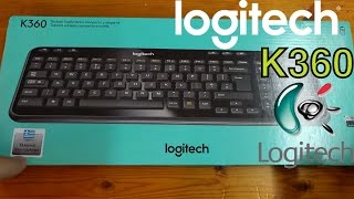 Logitech  WIRELESS KEYBOARD K360 4Κ [upl. by Loutitia]