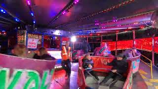 Jason Waddingtons Waltzer Offride Pov  Waddingtons Funfair Tingley 12052023 [upl. by Bellew]