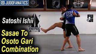 Sasae To Osoto Gari Combination by Satoshi Ishii [upl. by Hyo]