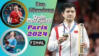 Fan Zhendong vs Truls Moregard Paris2024 FINAL highlights paris2024 fanzhendong trulsmoregard [upl. by Osnohpla]