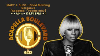 MARY J BLIGE  Good Morning Gorgeous  AcapellaVocals Only  Abm  13251 BPM  by EC13 [upl. by Carolynne]