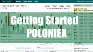 How to Get Started at Poloniex Online Cryptocoin Bitcoin Exchange [upl. by Zetnahs]