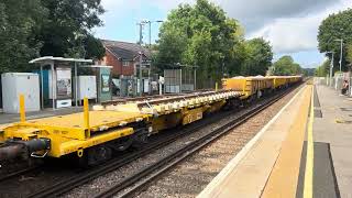 66188 6N32 Hoo Junction Up Yard to Leigham Junction  Nutfield Surrey 26th August 2024 [upl. by Rehposirhc]