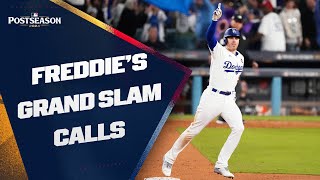 Hear ALL the AMAZING calls of Freddie Freemans HISTORIC grand slam in Game 1 of the WorldSeries 🎙️ [upl. by Adall578]