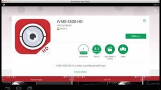 How to download and install ivms 4500 for PC window 10 8 7  download ampinstall ivms using bluestack [upl. by Yralam]