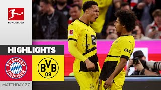 Adeyemi amp Ryerson Secure Win In TopMatch  FC BayernBorussia Dortmund 02  Highlights  MD 27 [upl. by Epoillac]