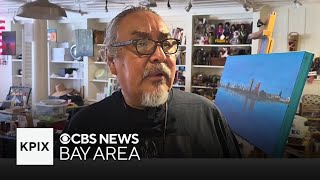 Native American artist celebrates Apache heritage and Oakland in his paintings [upl. by Ck]