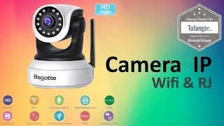 Bagotte Camera IP Wifi 720P SP017  Sécurité  Surveillance vision nocturne  Unboxing [upl. by Dittman363]