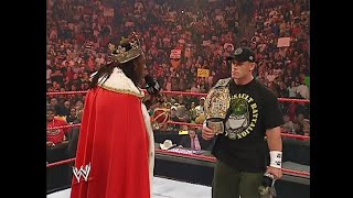 King Booker Interrupts John Cena 10092006 [upl. by Ecela486]