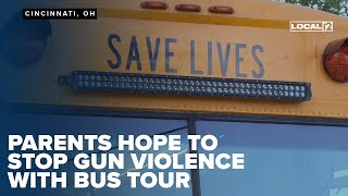 Parents of Parkland school shooting victim hope to stop gun violence using bus tour [upl. by Prosperus]