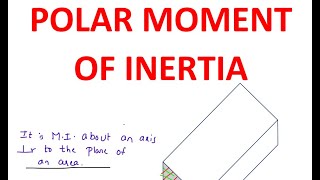 77 WHAT IS POLAR MOMENT OF INERTIA [upl. by Ecirtram]