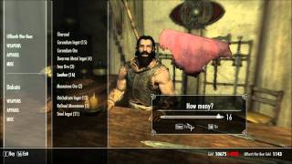 Skyrim How to Level Up Smithing Easily [upl. by Arturo466]